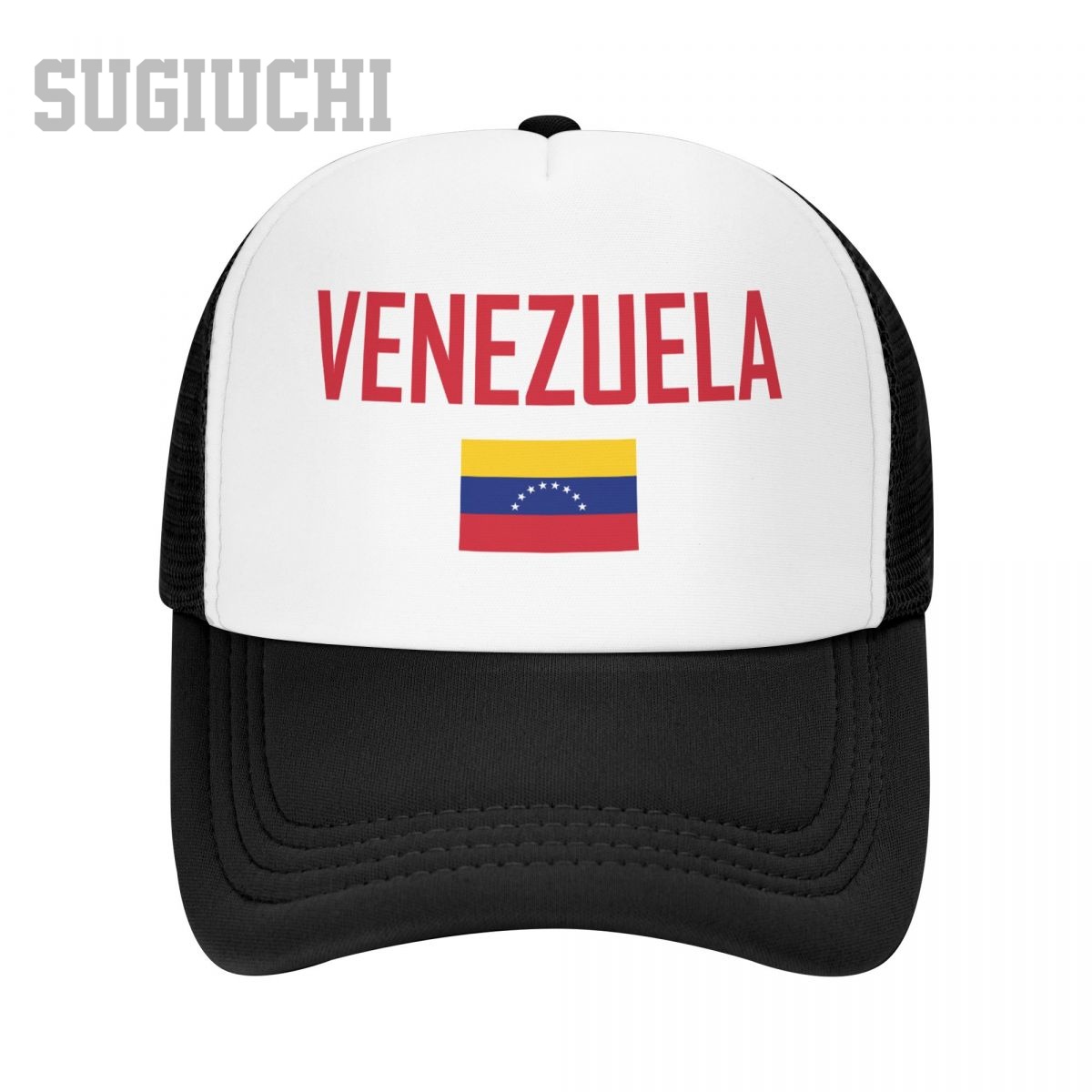 Trucker Cap Mesh - Topi Jaring Uniseks Bendera VENEZUELA dan