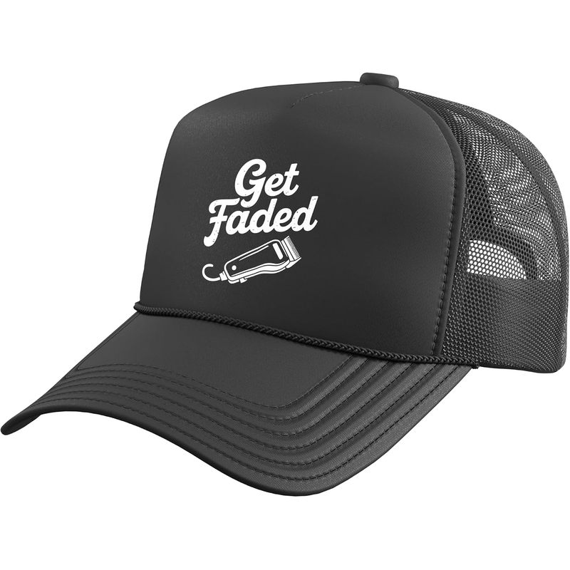 Trucker Cap Mesh - Topi Trucker Barber Art untuk Pria