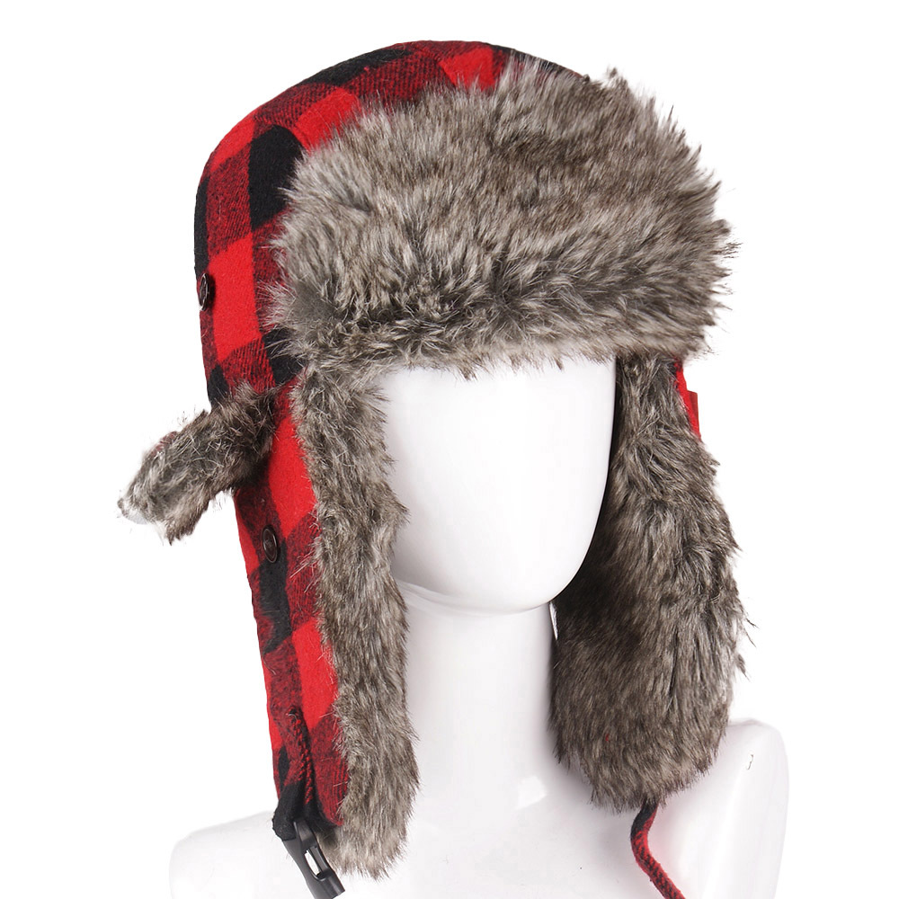 Trapper Hat Ear Flap - Topi Musim Dingin Chola Flannels Motif