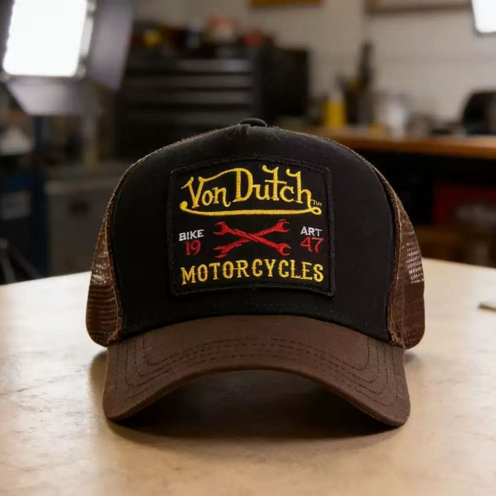 Trucker Cap Mesh - Topi Trucker Bordir Alfabet VON Kasual,