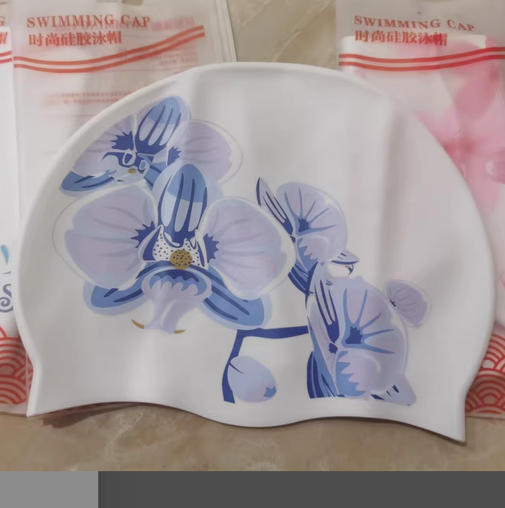Swim Hat Silicone - Topi Renang Silikon Tahan Air Lucu