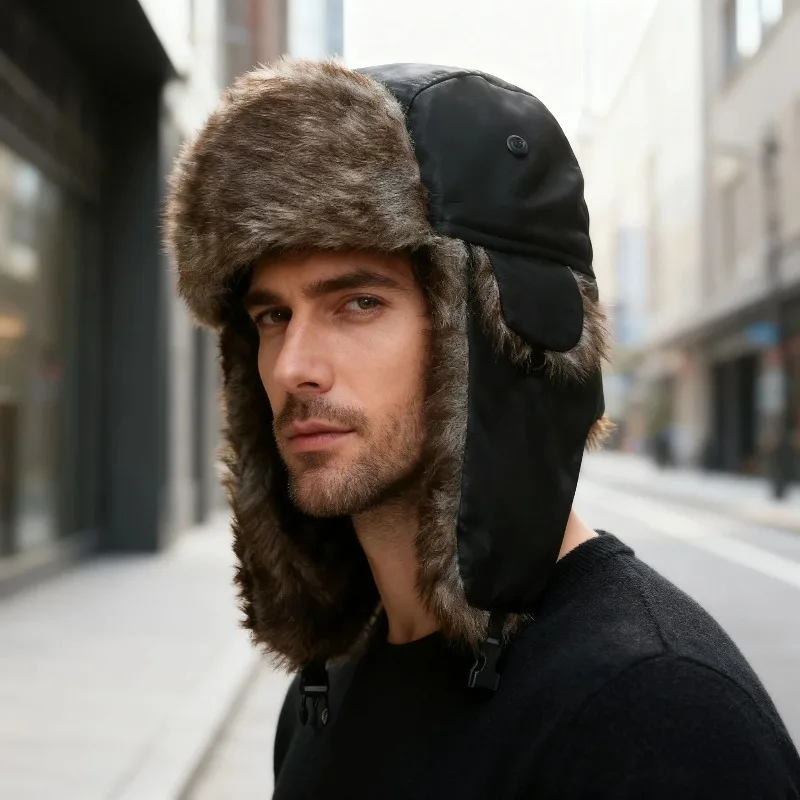Topi Ski Rusia, Topi Musim Din - Trapper Hat Ear Flap ulasan dan harga