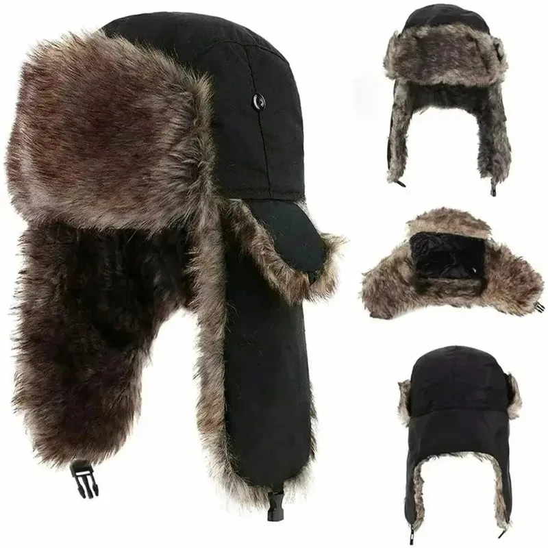 Topi Ski Rusia, Topi Musim Din - Trapper Hat Ear Flap ulasan dan harga