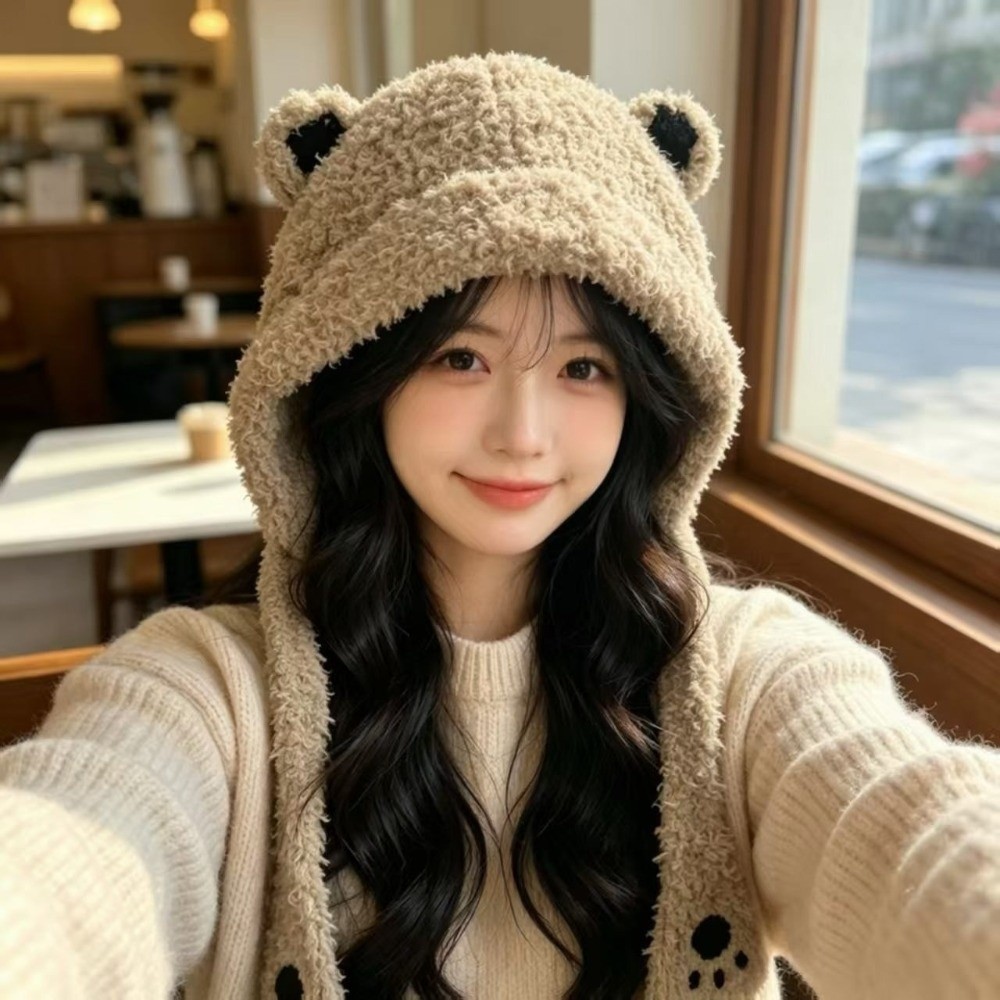 Topi Trapper Poliester Gaya Ko - Trapper Hat Ear Flap ulasan dan harga