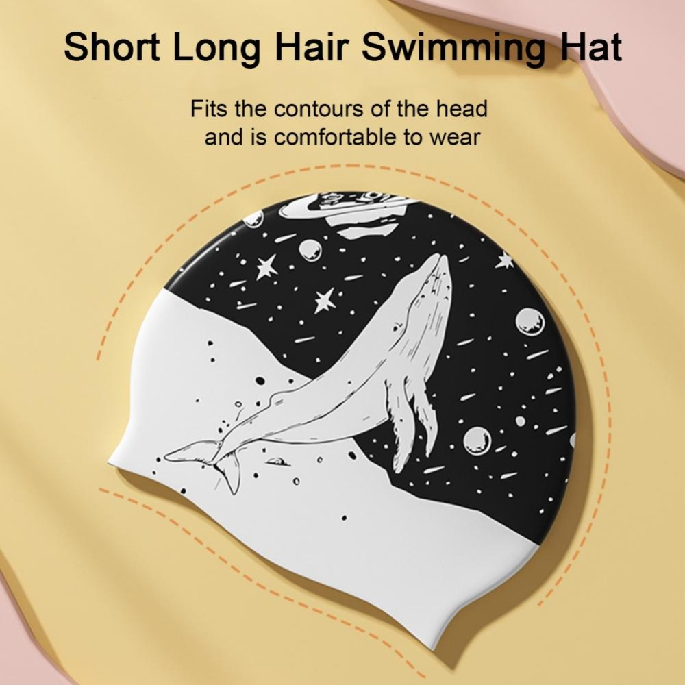 Topi Renang Cetak Dua Sisi Tid - Swim Hat Silicone ulasan dan harga