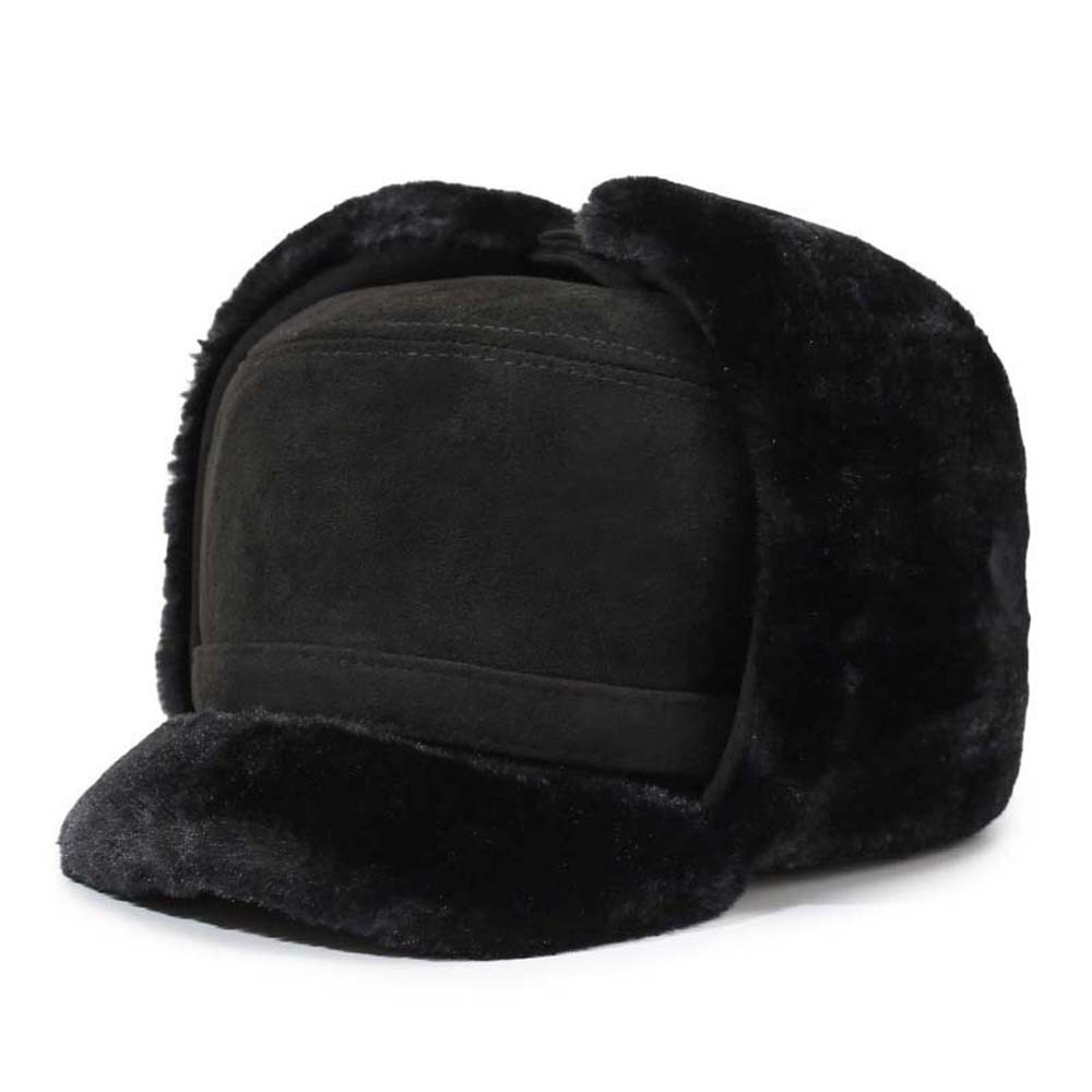 Topi Pria Anti Angin, Tebal, C - Trapper Hat Ear Flap ulasan dan harga